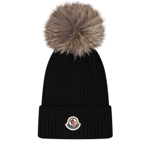Moncler Kinder Unisex Muts Zwart s