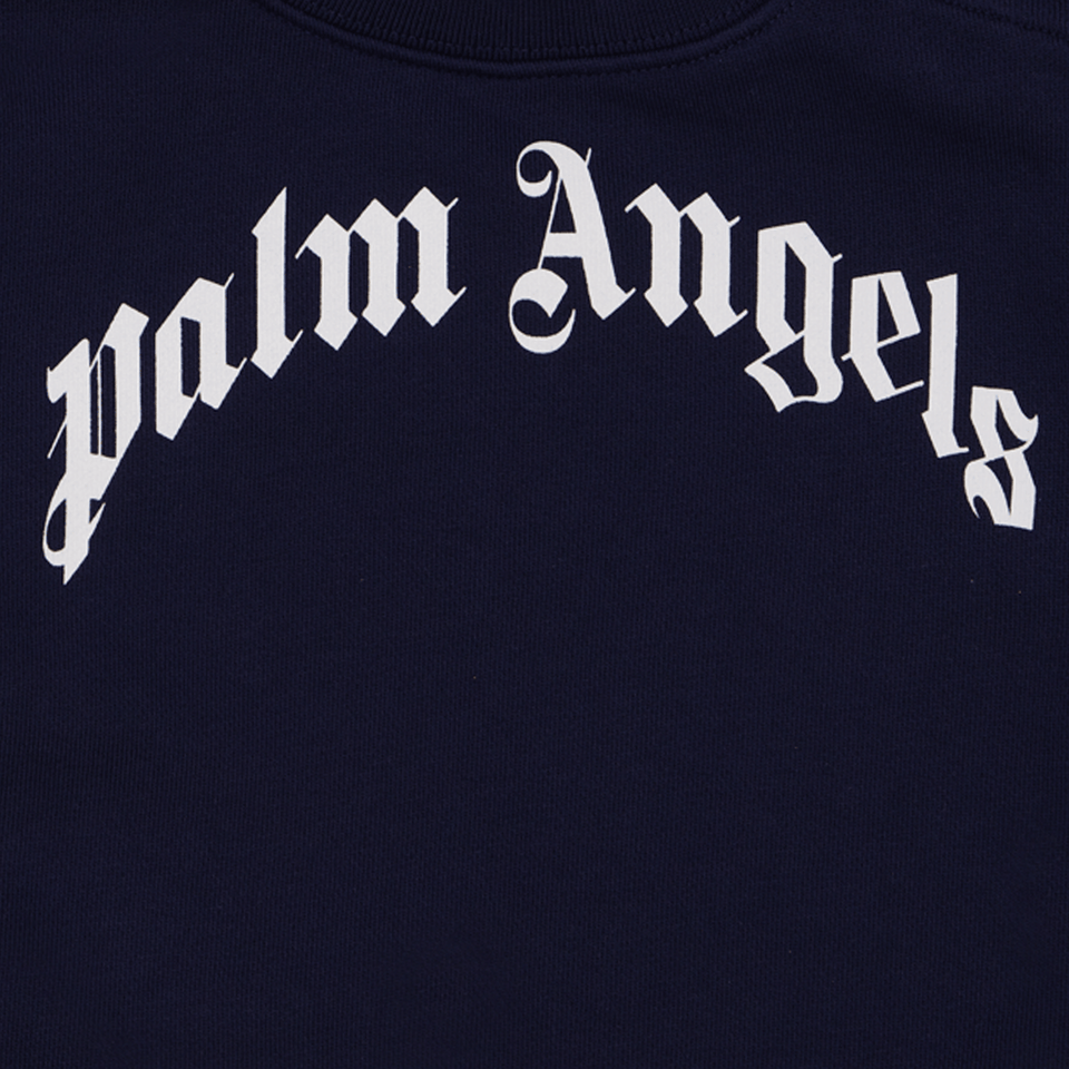 Palm Angels Baby Jongens Trui Navy