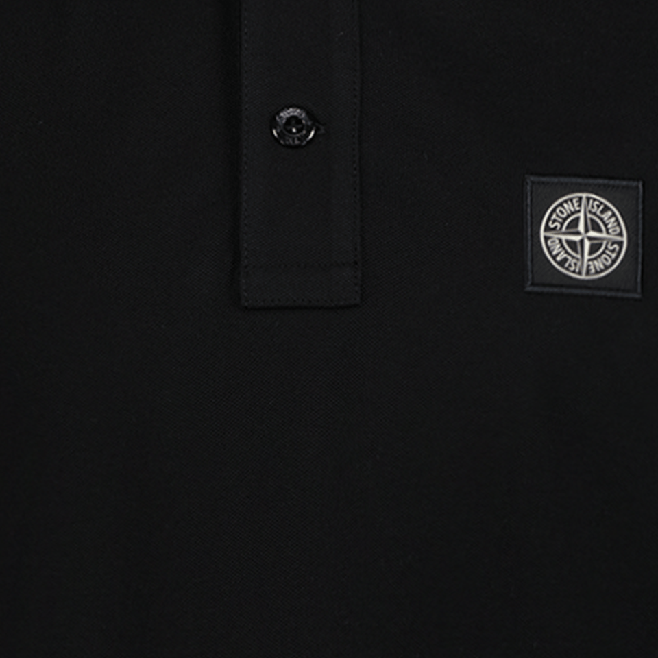 Stone Island Kinder Jongens Polo Zwart