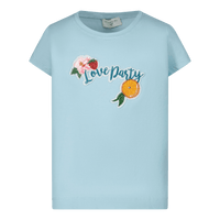 MonnaLisa Kinder Meisjes T-Shirt Turquoise 2Y