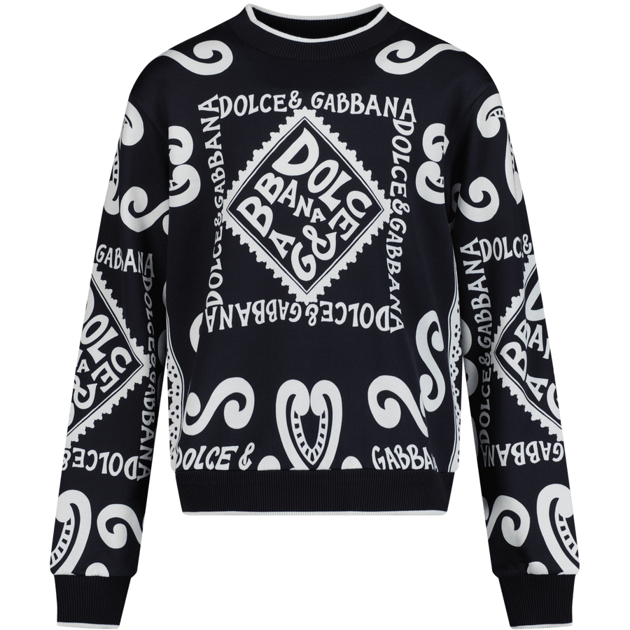 Dolce & Gabbana Kids Sweater Navy