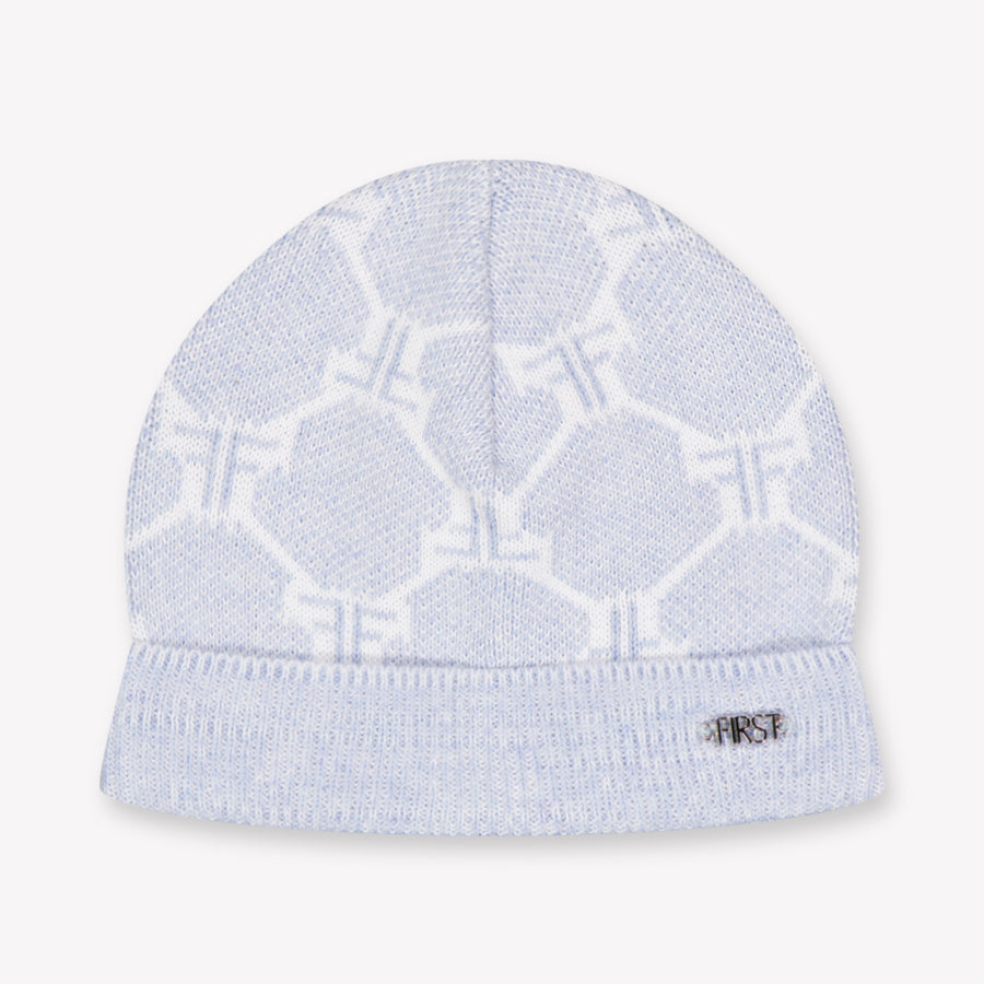 First Baby Jongens Muts In Licht Blauw