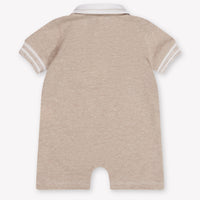 First Baby Unisex Romper In Beige