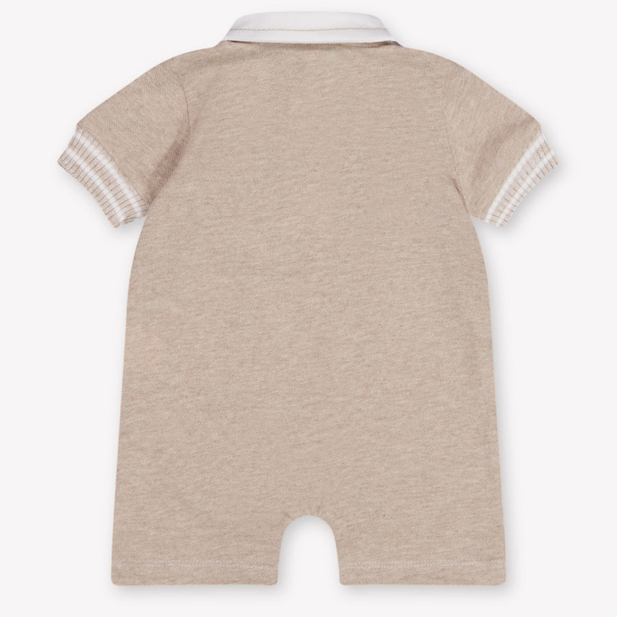 First Baby Unisex Romper In Beige