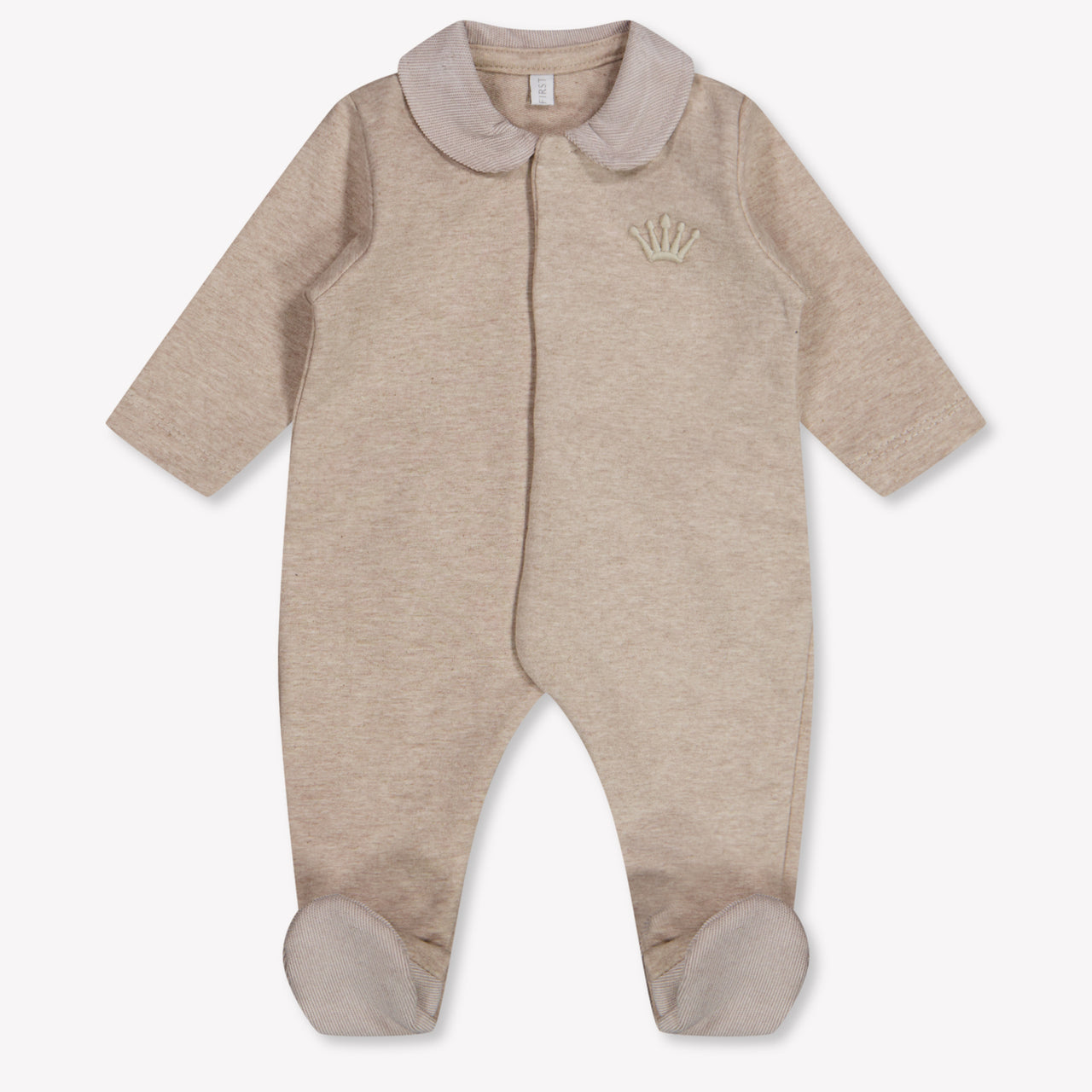 First Baby Jongens Boxpakje In Beige