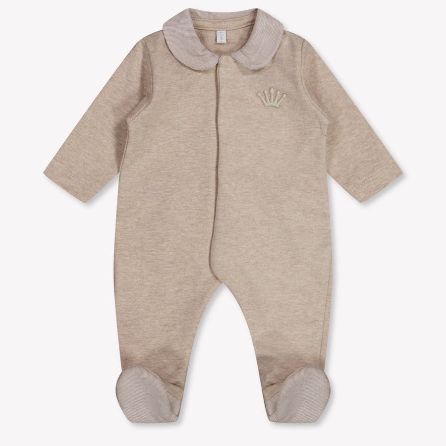 First Baby Jongens Boxpakje In Beige