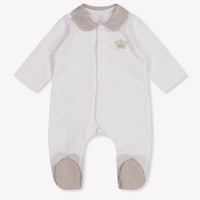 First Baby Jongens Boxpakje In Wit