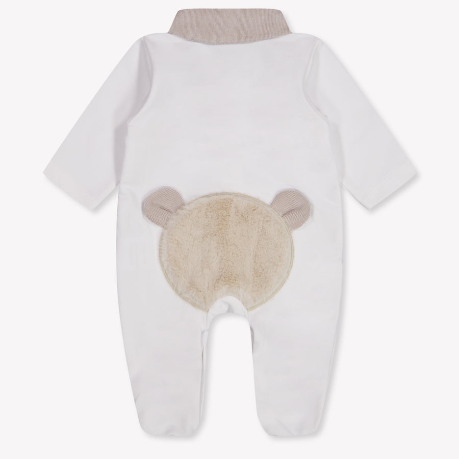 First Baby Jongens Boxpakje In Wit