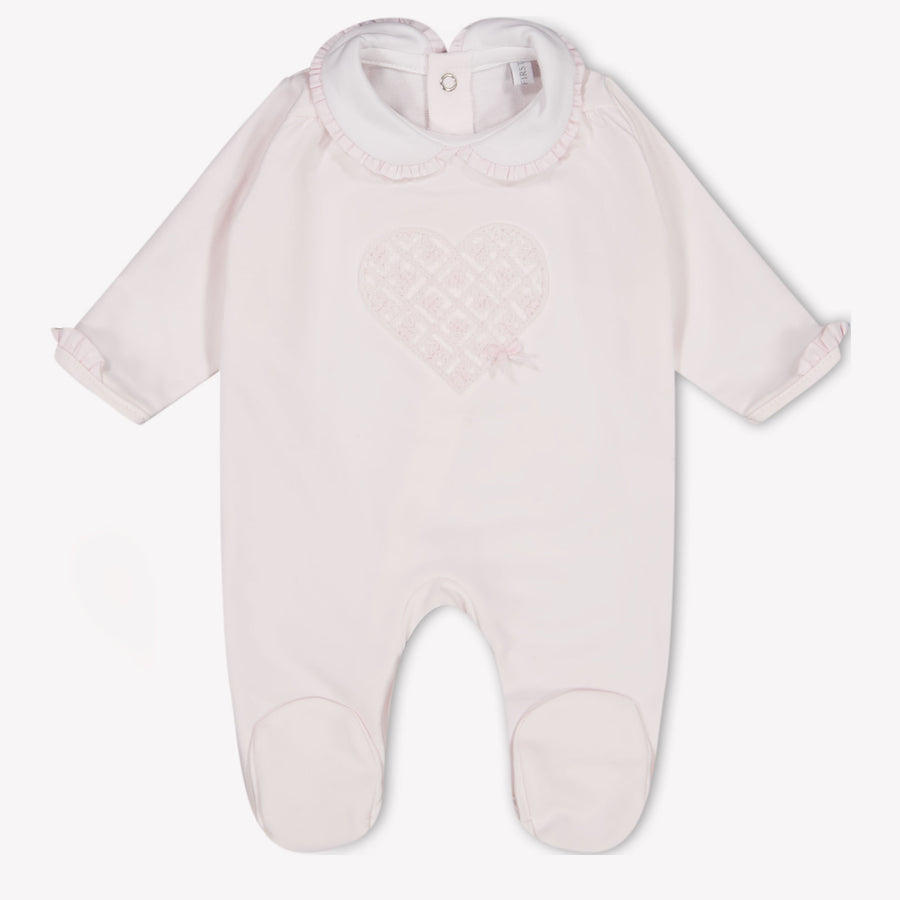 First Baby Girls Romper in Light Pink