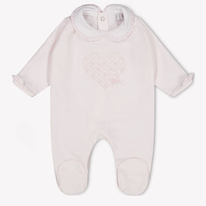 First Baby Girls Romper in Light Pink