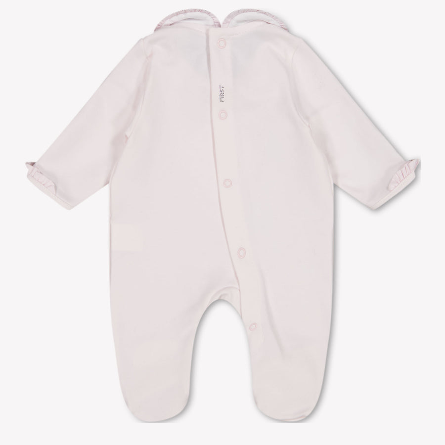 First Baby Girls Romper in Light Pink
