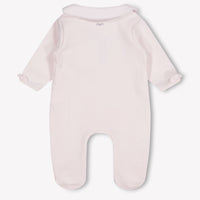 First Baby Girls Playsuit In Light Pink