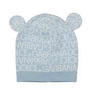 Dolce & Gabbana Baby Unisex Muts Licht Blauw