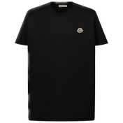Moncler Kinder Unisex T-Shirt Zwart