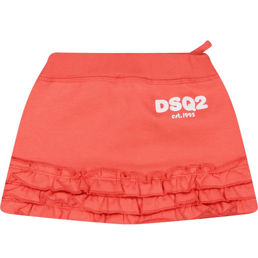 Dsquared2 Baby Meisjes Rokje Koraal