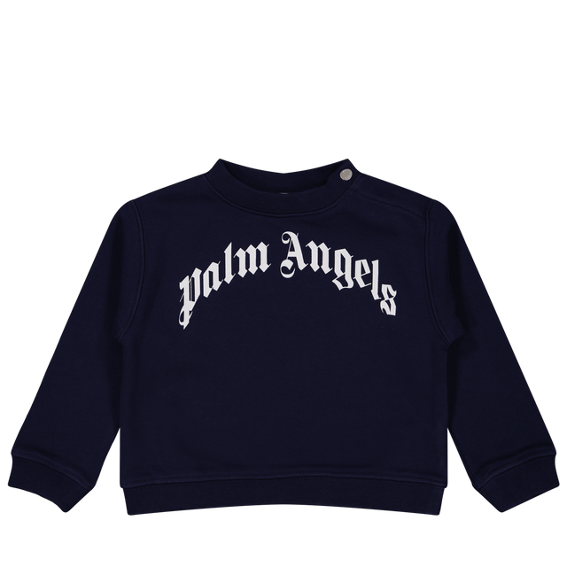 Palm Angels Baby Jongens Trui Navy 3/6