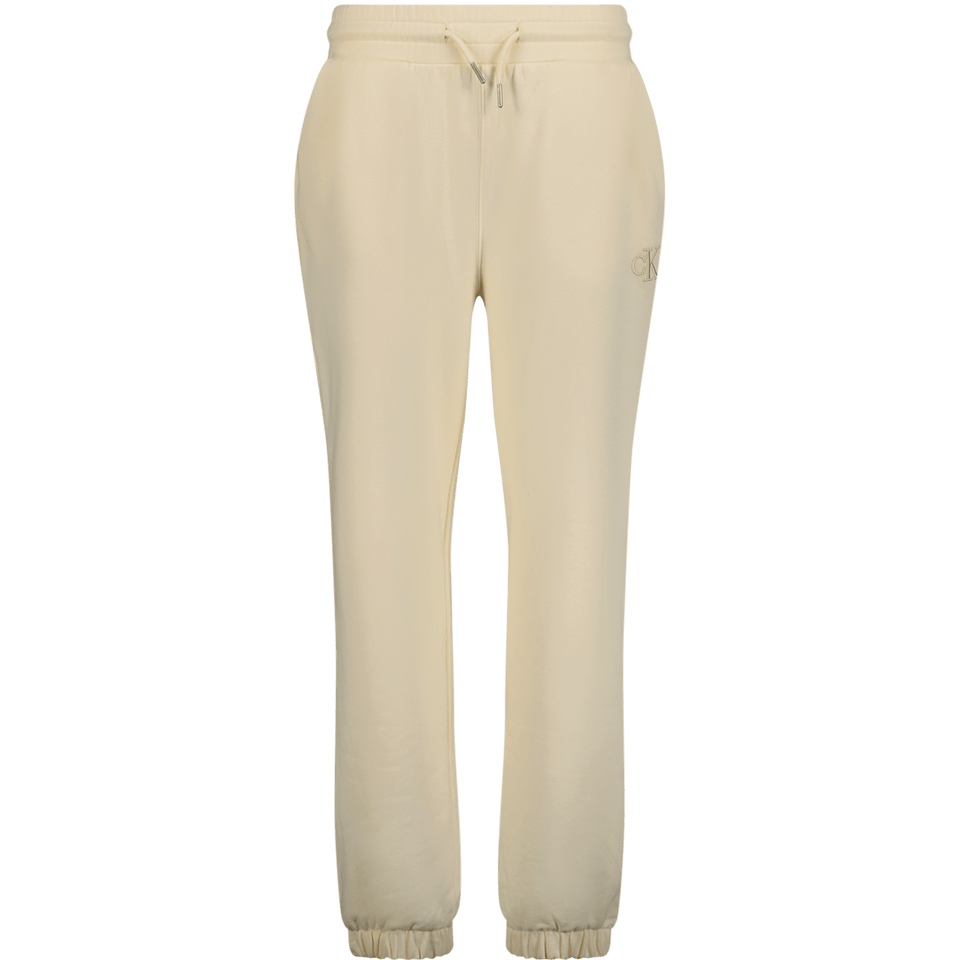 Calvin Klein Kinder Meisjes Broek Off White 4Y