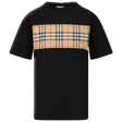Burberry Kinder Jongens T-Shirt Zwart 3Y