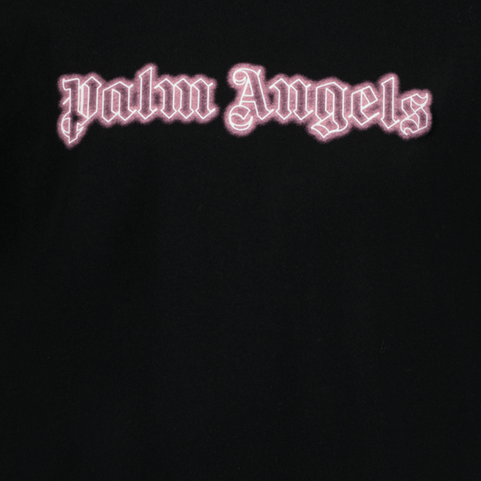 Palm Angels Kinder Meisjes T-Shirt Zwart