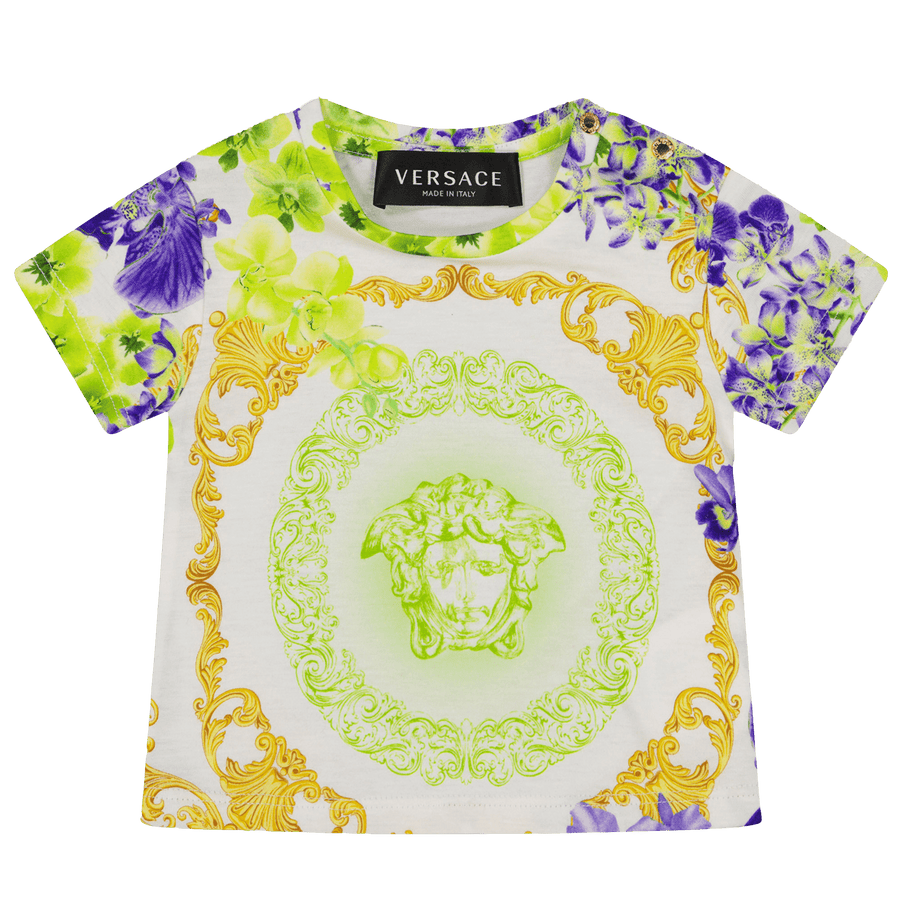 Versace Baby Girls T-Shirt White