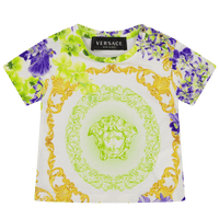 Versace Baby Meisjes T-Shirt Wit 3/6