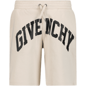 Givenchy Kinder Jongens Shorts Licht Beige