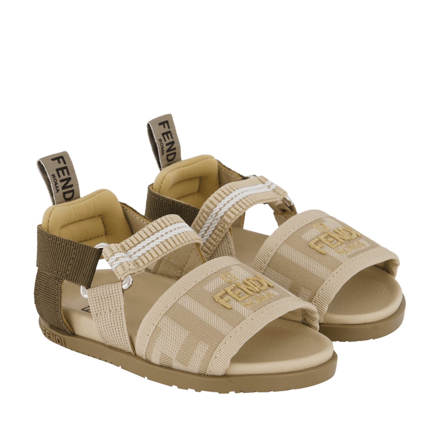 Fendi Kinder Unisex Sandalen Beige 19