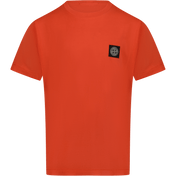 Stone Island Kinder Jongens T-Shirt Rood