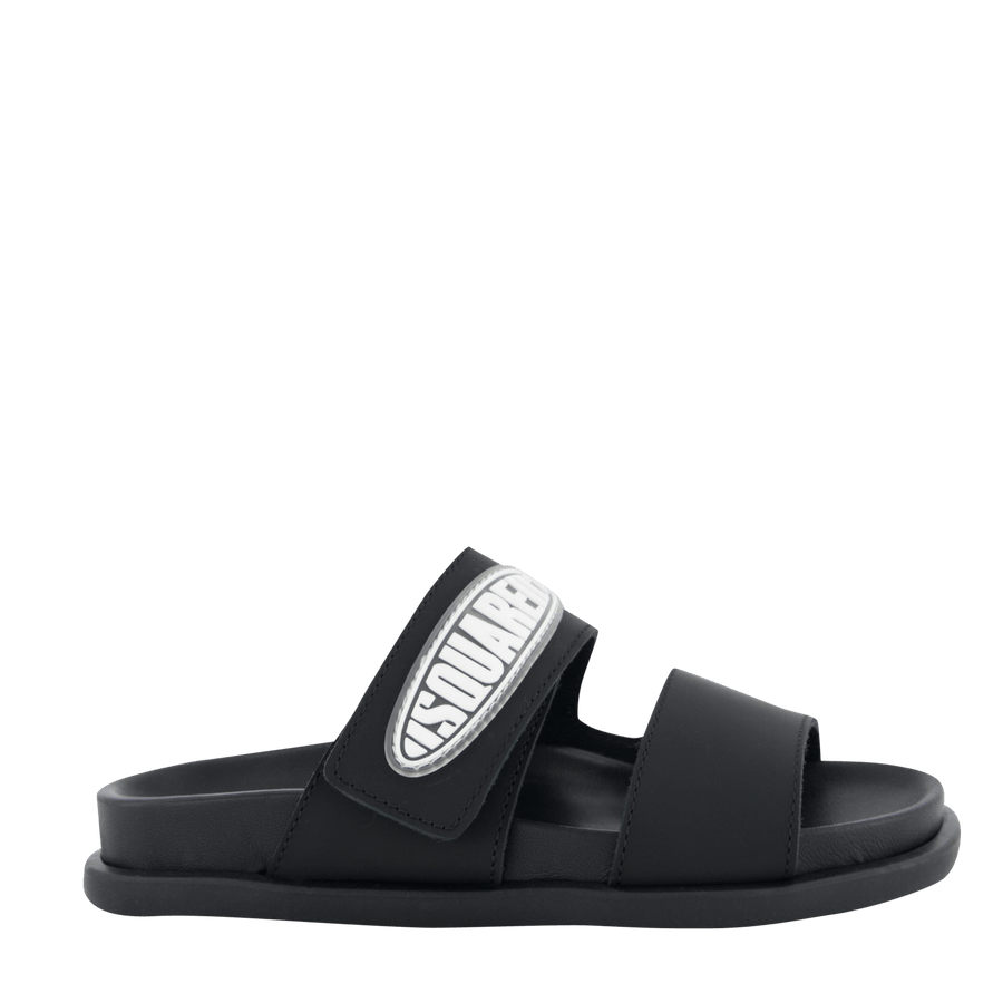 Dsquared2 Unisex Kids Slides Black