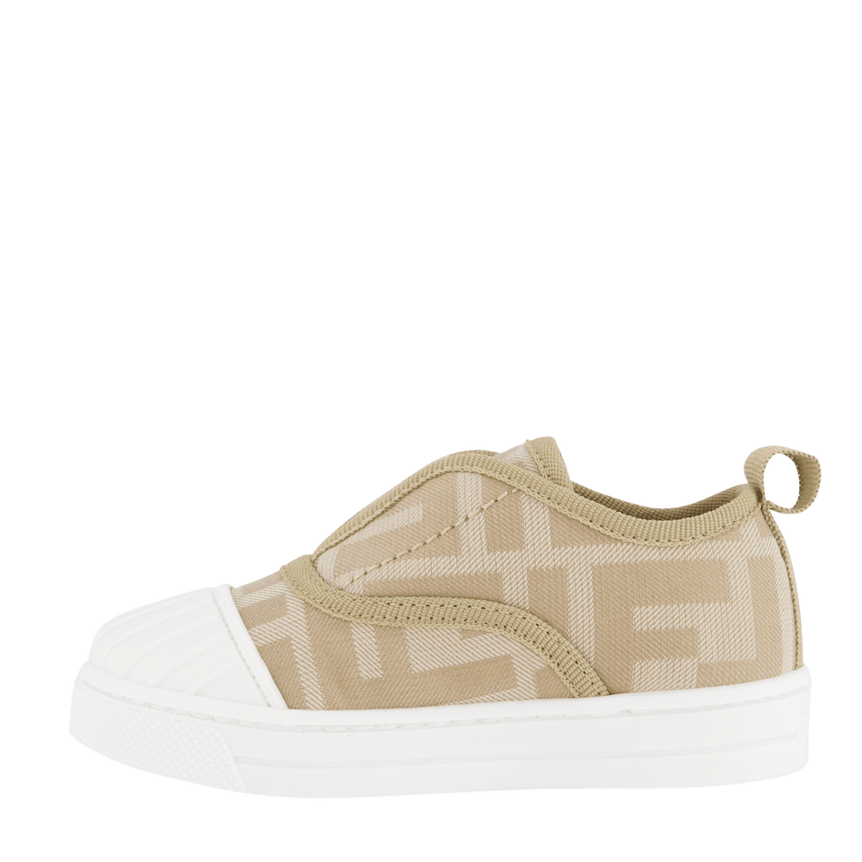 Fendi Kinder Unisex Sneakers Beige