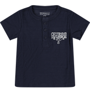 Guess Baby Jongens T-Shirt Navy