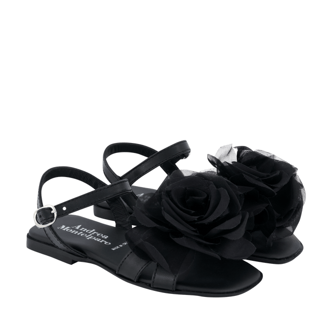 Andrea Montelpare Kinder Meisjes Sandalen Zwart 24