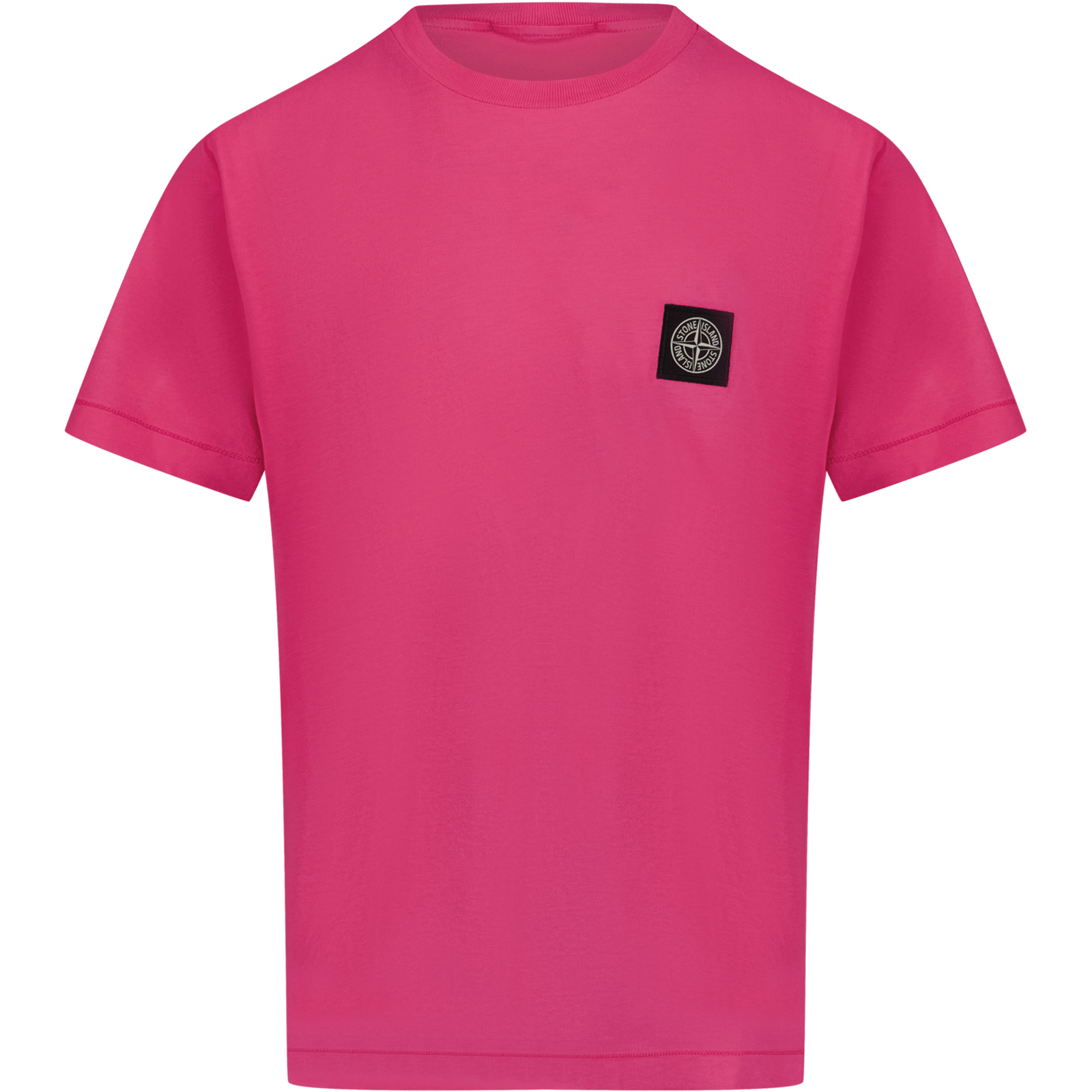 Stone Island Kinder Jongens T-Shirt Fuchsia 2Y