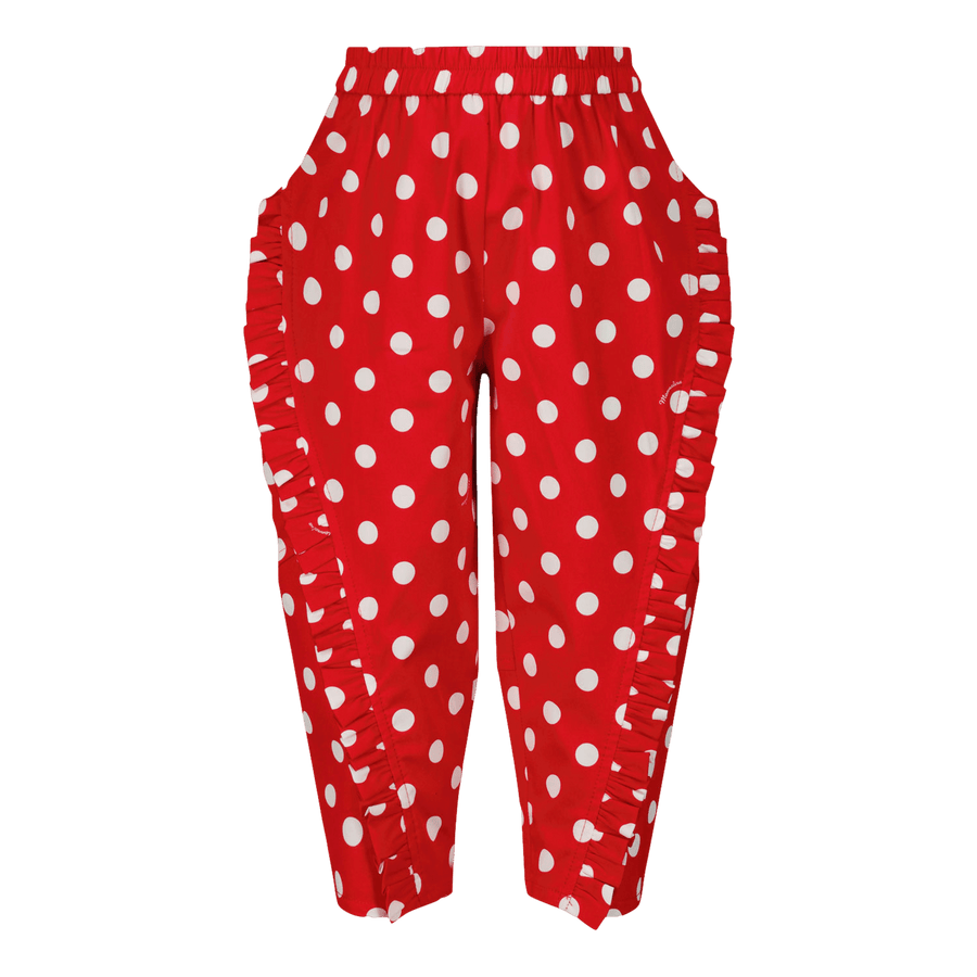 MonnaLisa Baby Meisjes Broek Rood