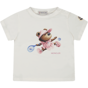 Moncler Baby Meisjes T-Shirt Wit