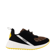 Fendi Kinder Unisex Sneakers Zwart