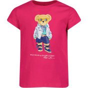 Ralph Lauren Kinder Meisjes T-Shirt Fuchsia