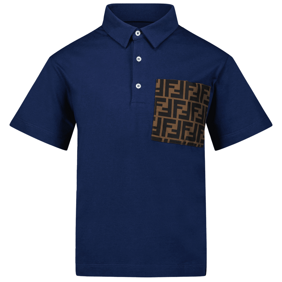 Fendi Kinder Jongens Polo Blauw