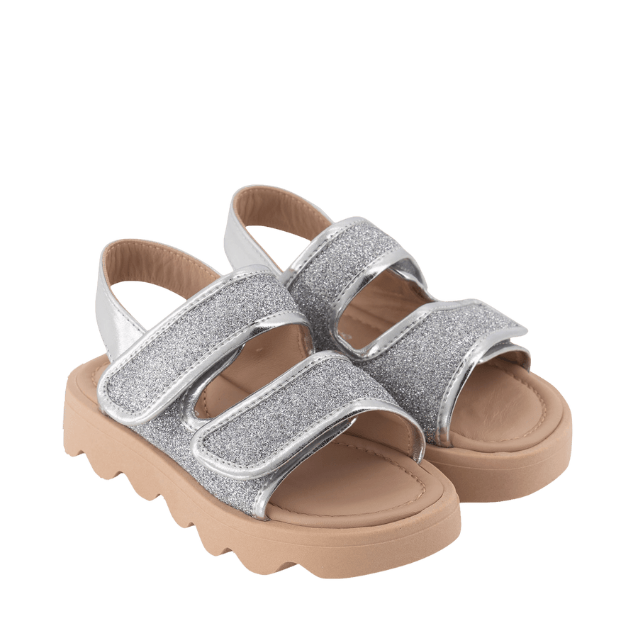Andrea Montelpare Girls Sandals Silver