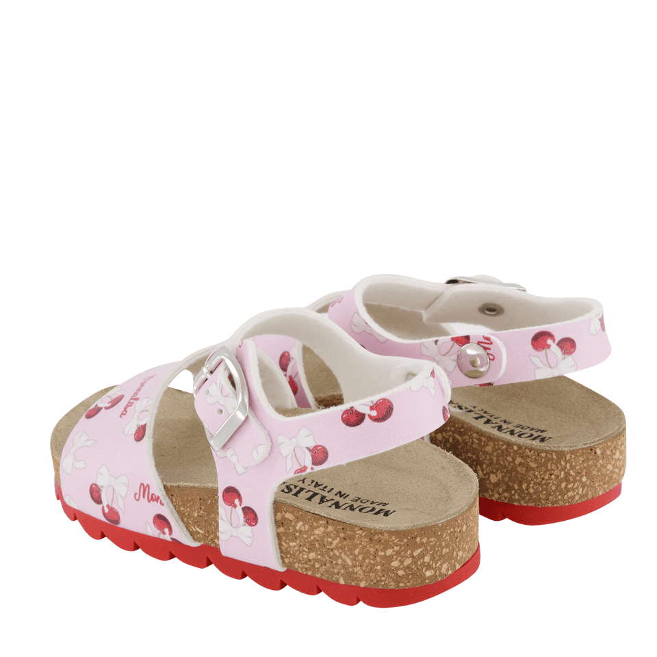 MonnaLisa Kinder Meisjes Sandalen Licht Roze