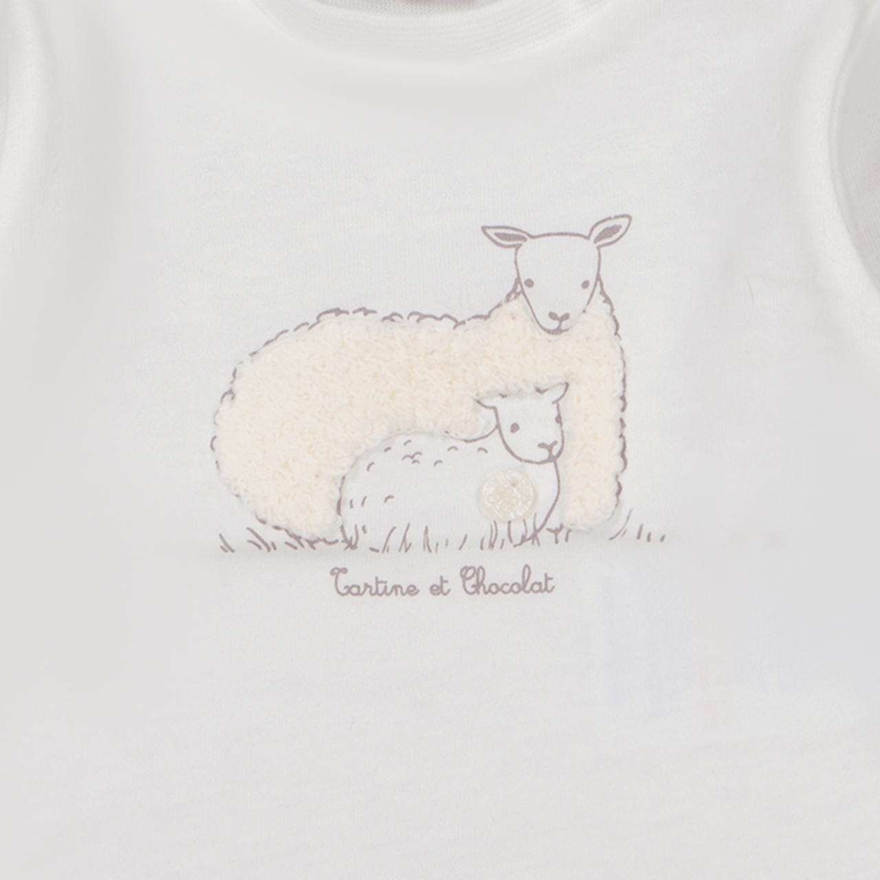 Tartine et Chocolat Baby Jongens T-Shirt Wit