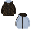 Fendi Baby Unisex Jas Licht Blauw