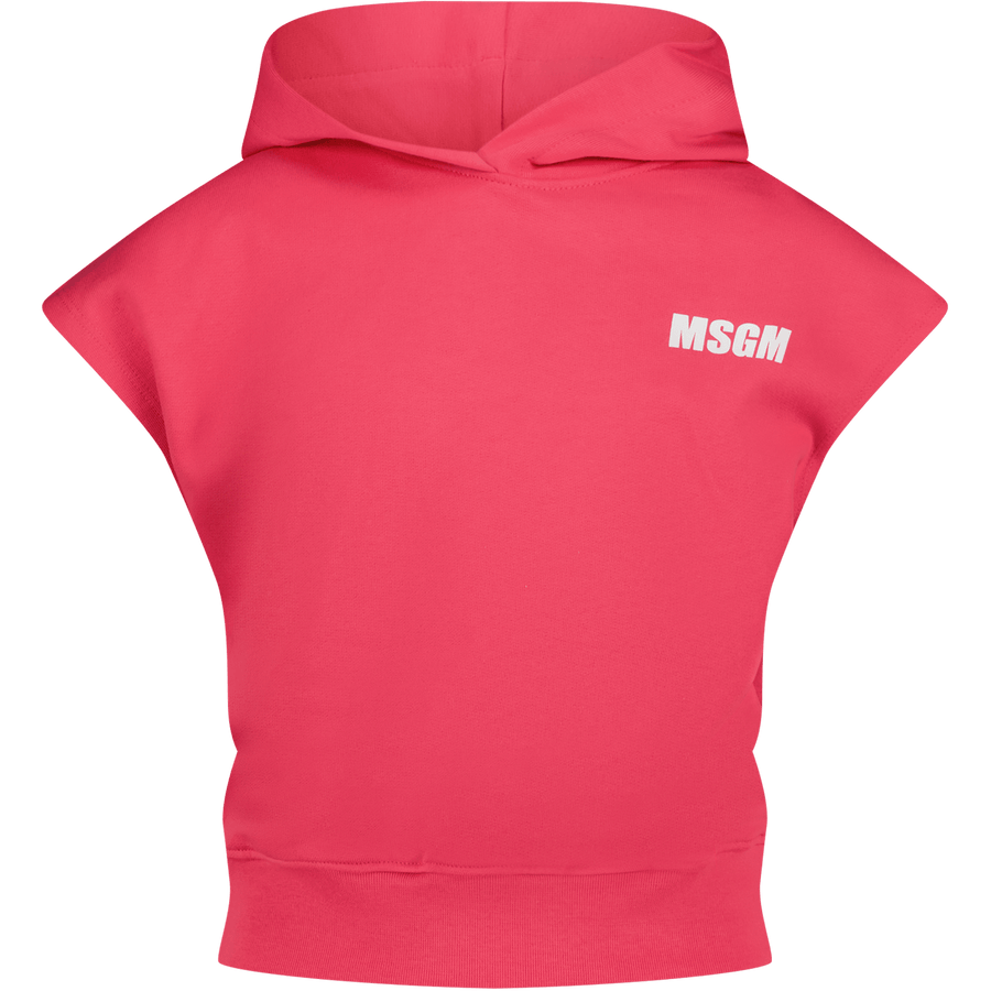 MSGM Kinder Trui Fuchsia 4Y