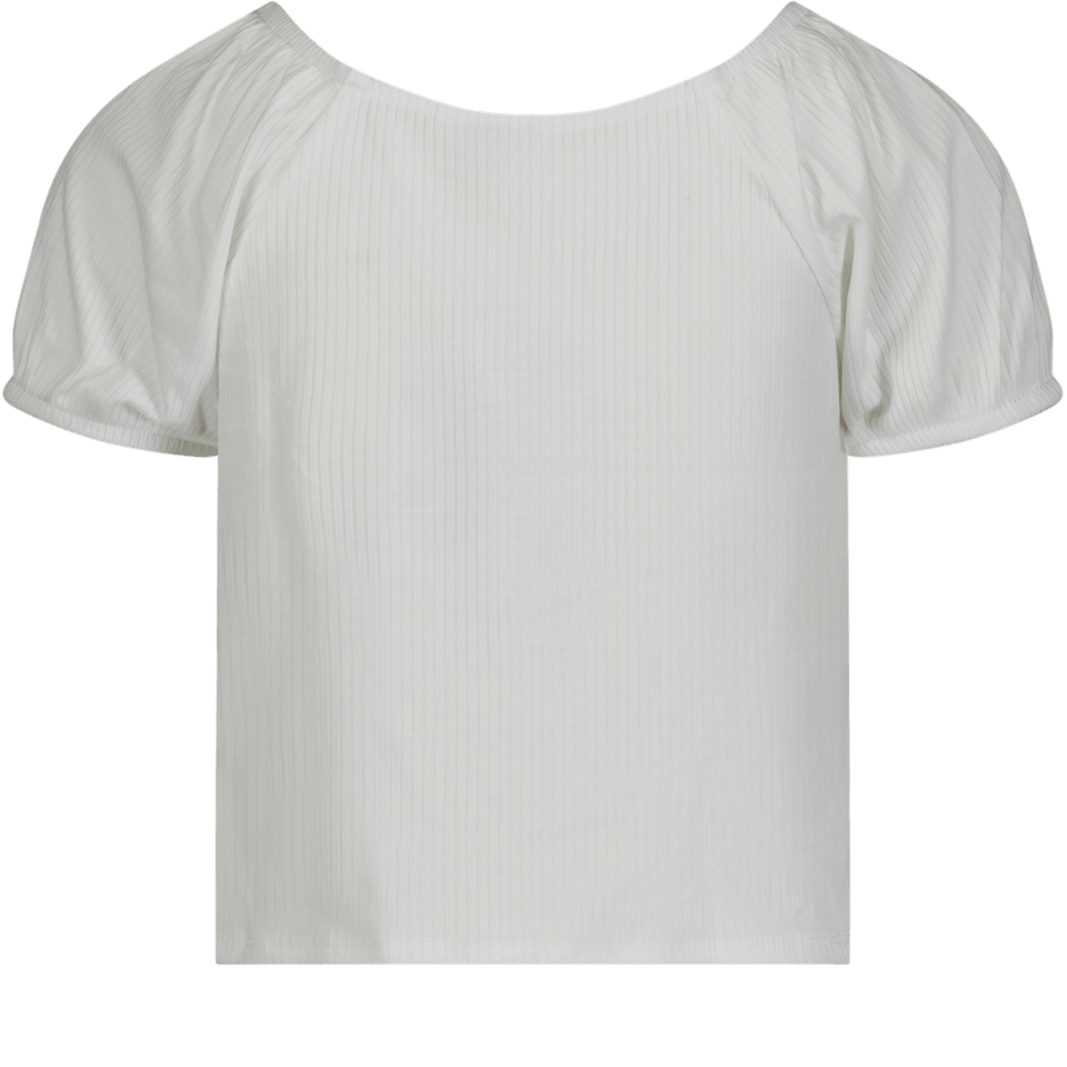 Mayoral Kinder Meisjes T-Shirt Off White