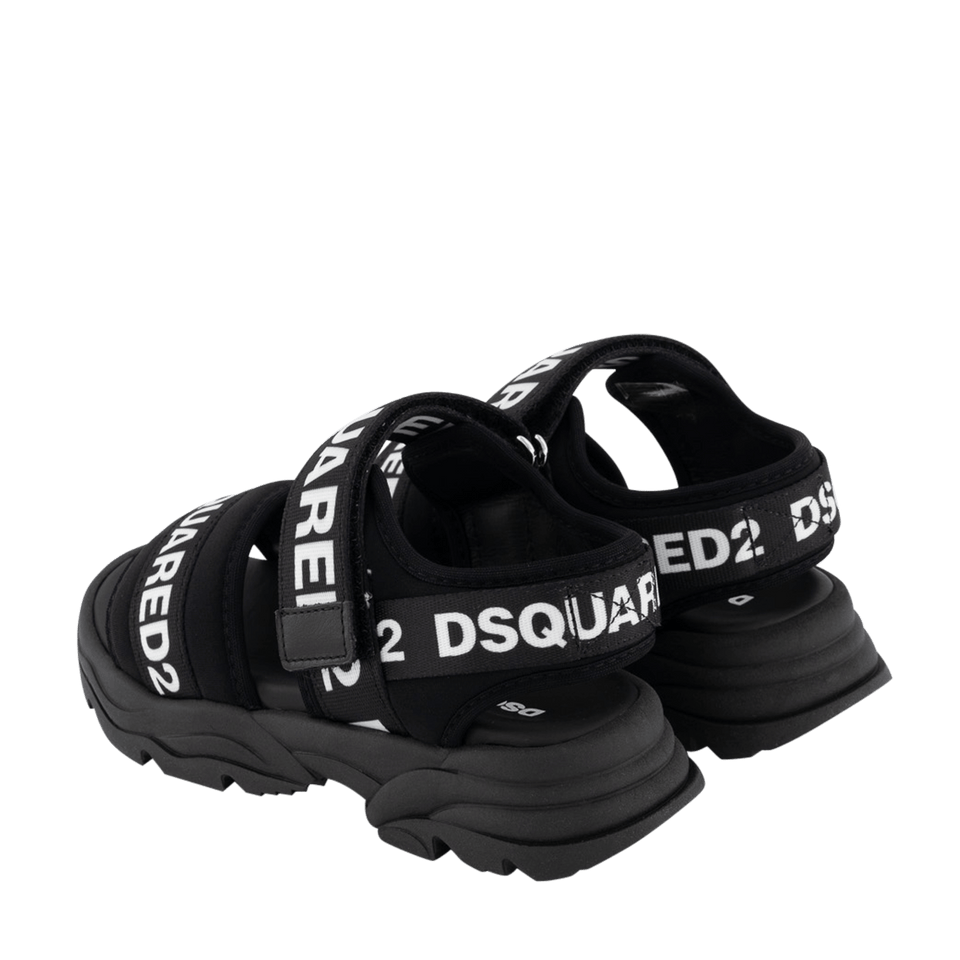 Dsquared2 Kinder Unisex Sandalen Zwart