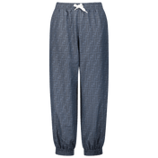 Fendi Kinder Unisex Broek Blauw