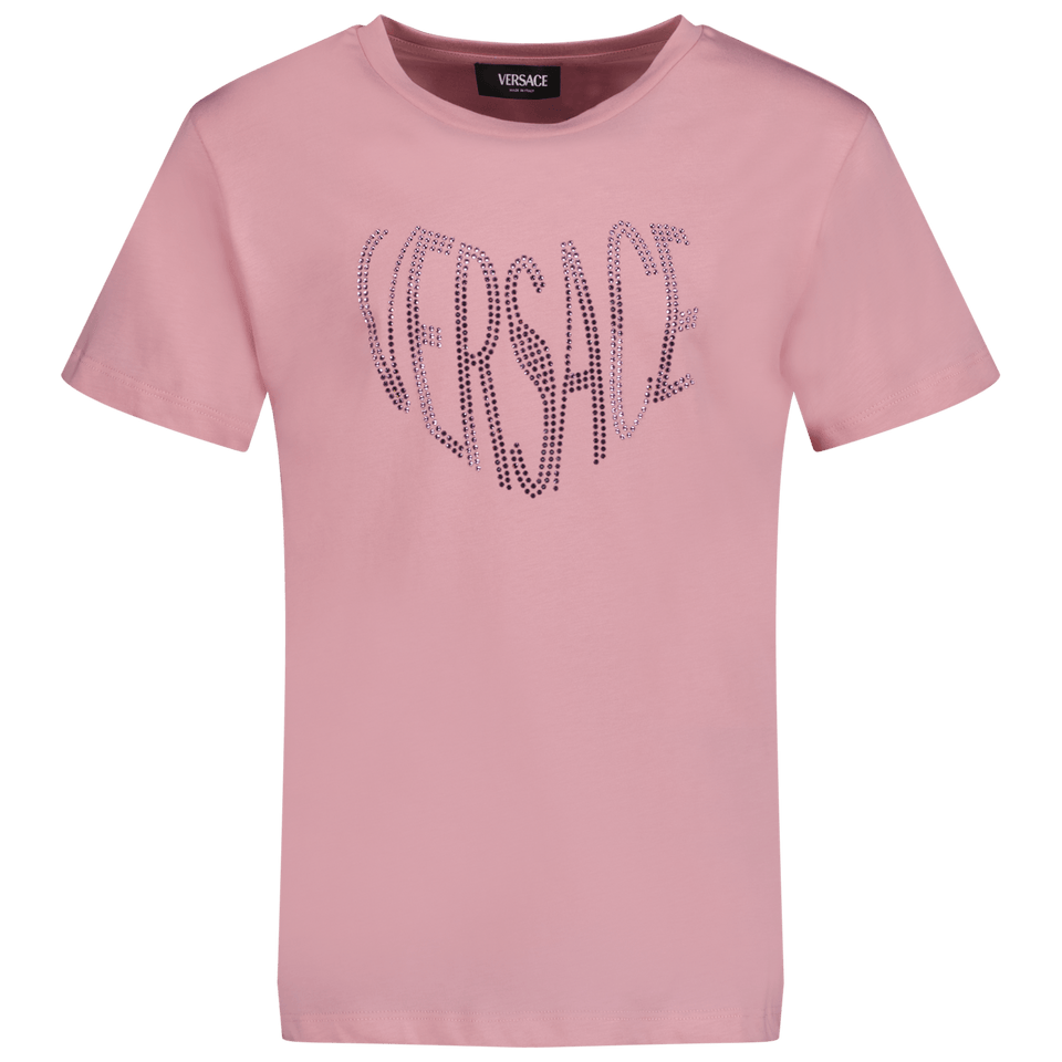 Versace Kinder Meisjes T-Shirt Licht Roze 4Y