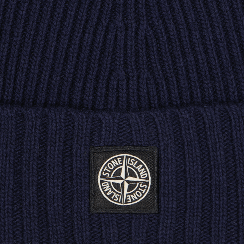 Stone Island Kinder Jongens Muts Navy