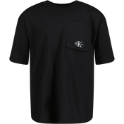 Calvin Klein Kinder Jongens T-Shirt Zwart