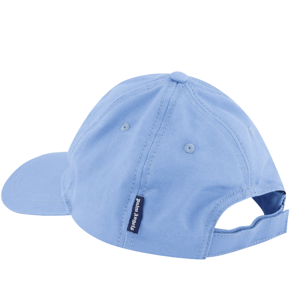 Palm Angels Kinder Jongens Pet Licht Blauw